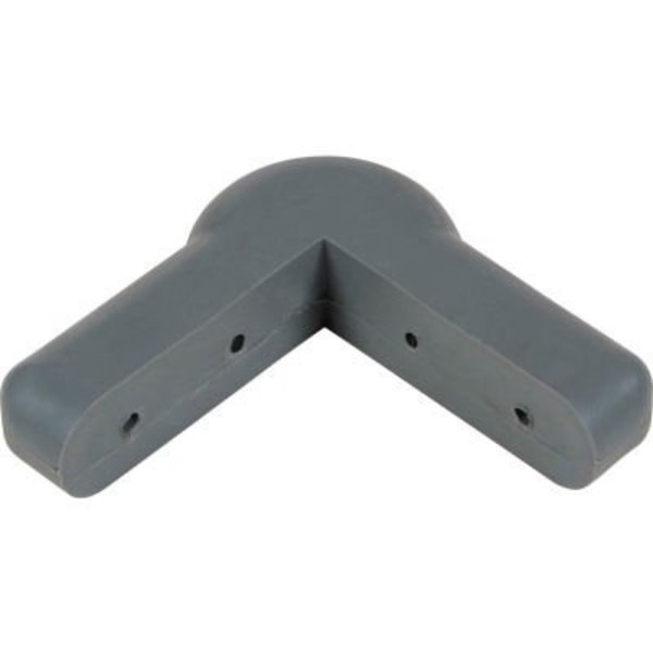 Vestil Thermoplastic Rubber Corner Guard 4-5/16" x 4-5/16" (Case of 12) CB-3